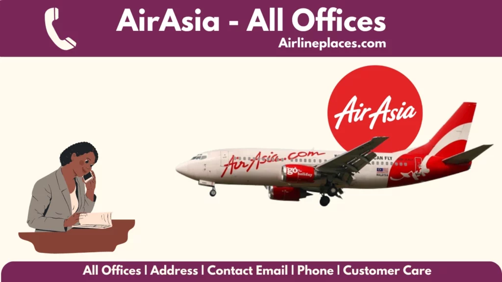 AirAsia All Offices Contact Details Phone and Customer Care